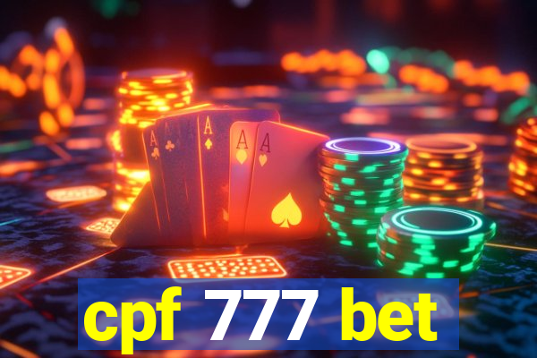 cpf 777 bet